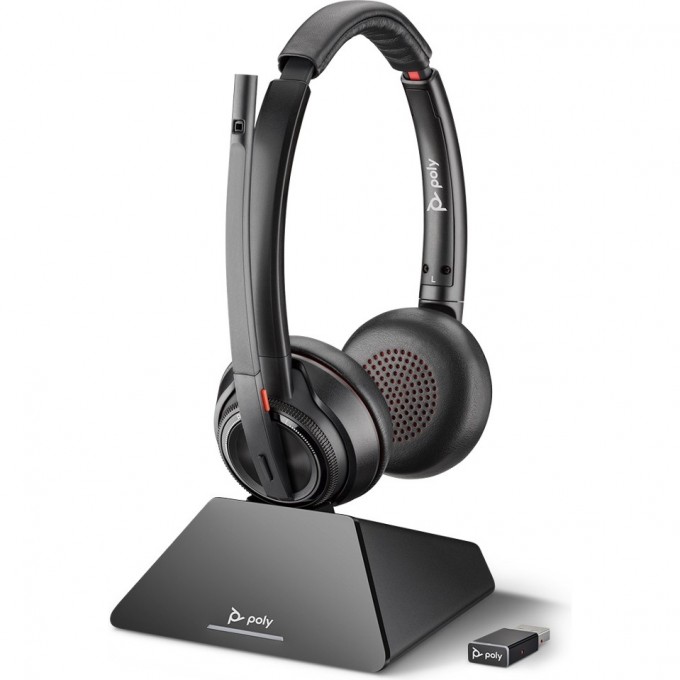 Беспроводная гарнитура PLANTRONICS POLY SAVI 8220-M 209214-02 Беспроводная гарнитура PLANTRONICS POLY SAVI 8220-M 209214-02