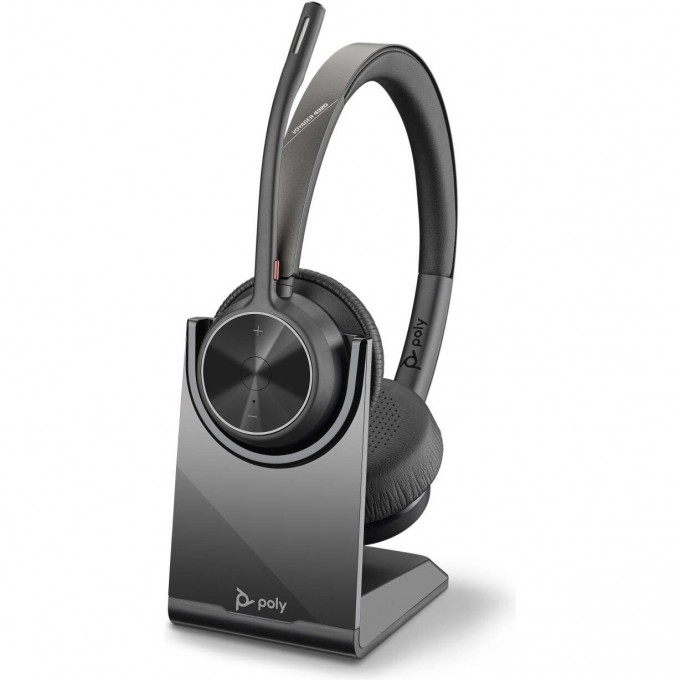 Беспроводная гарнитура PLANTRONICS POLY VOYAGER 4320-M UC + зарядная подставка 218476-02 Беспроводная гарнитура PLANTRONICS POLY VOYAGER 4320-M UC + зарядная подставка 218476-02