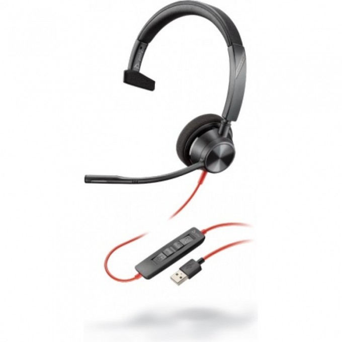 Проводная гарнитура PLANTRONICS POLY BLACKWIRE 3310 USB-A 213928-01 Проводная гарнитура PLANTRONICS POLY BLACKWIRE 3310 USB-A 213928-01