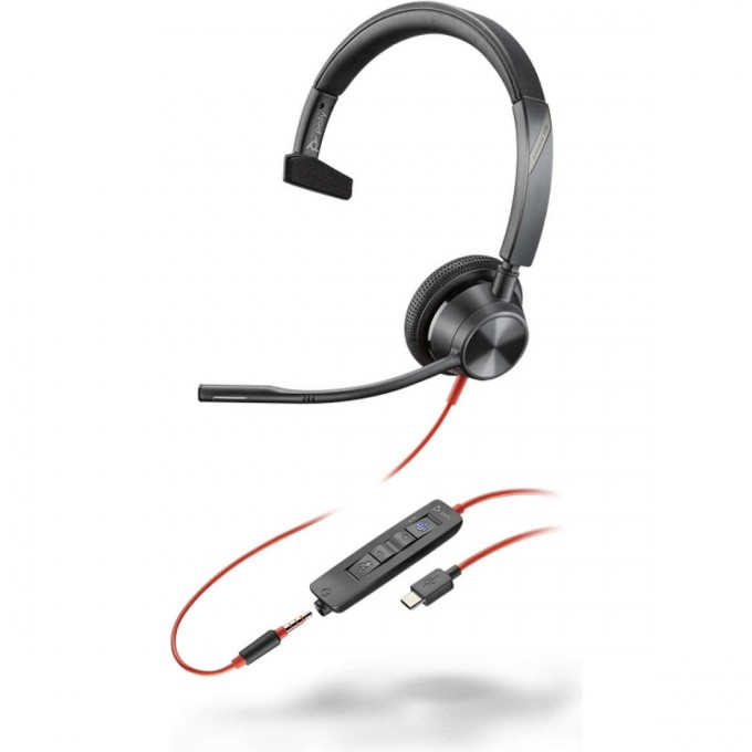 Проводная гарнитура PLANTRONICS POLY BLACKWIRE 3315 MICROSOFT USB-C 214015-01 Проводная гарнитура PLANTRONICS POLY BLACKWIRE 3315 MICROSOFT USB-C 214015-01