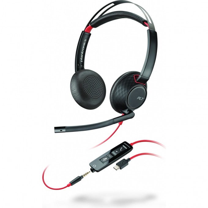 Стереогарнитура для телефона и компьютера PLANTRONICS POLY VOYAGER C5220-C 207586-201 Стереогарнитура для телефона и компьютера PLANTRONICS POLY VOYAGER C5220-C 207586-201