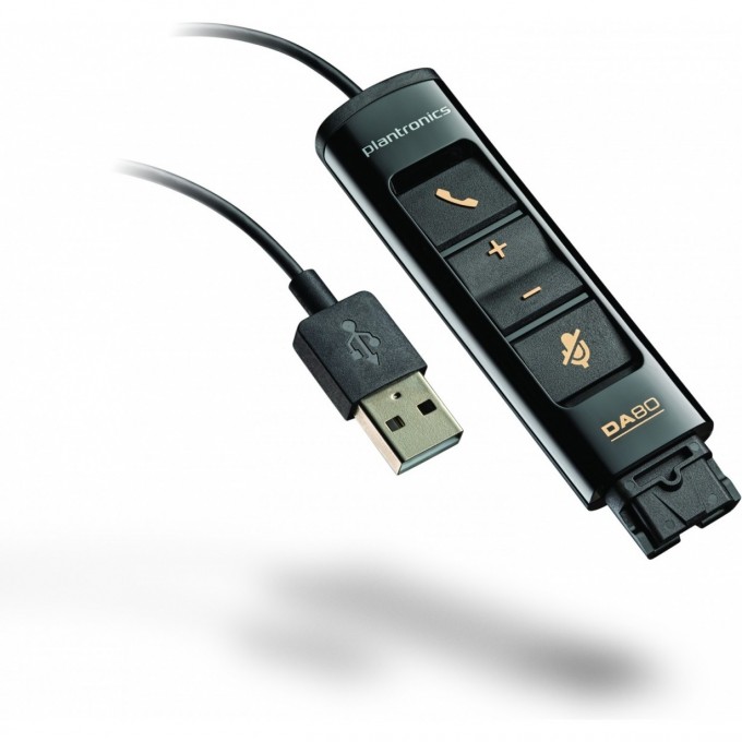 USB адаптер для гарнитуры PLANTRONICS DA80 PL-DA80 USB адаптер для гарнитуры PLANTRONICS DA80 PL-DA80