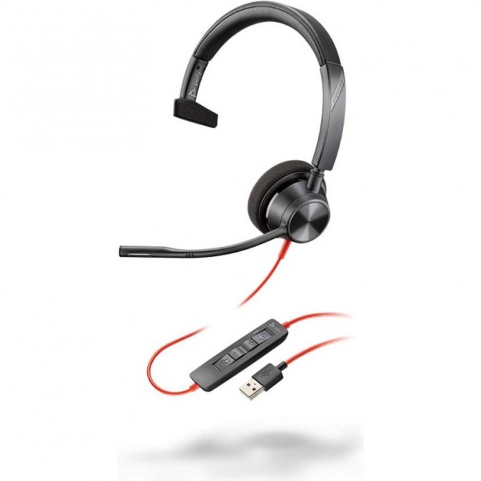 USB-гарнитура PLANTRONICS POLY BLACKWIRE 8225 MICROSOFT TEAMS USB-A 214408-01 USB-гарнитура PLANTRONICS POLY BLACKWIRE 8225 MICROSOFT TEAMS USB-A 214408-01
